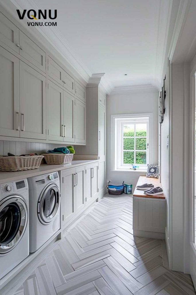 Galley Style Utility Room Design