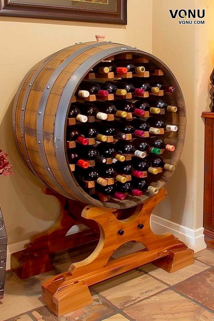 Barrel Wine Rack