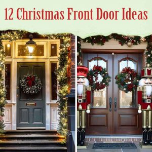 12 Christmas Front Door Design Ideas Featured