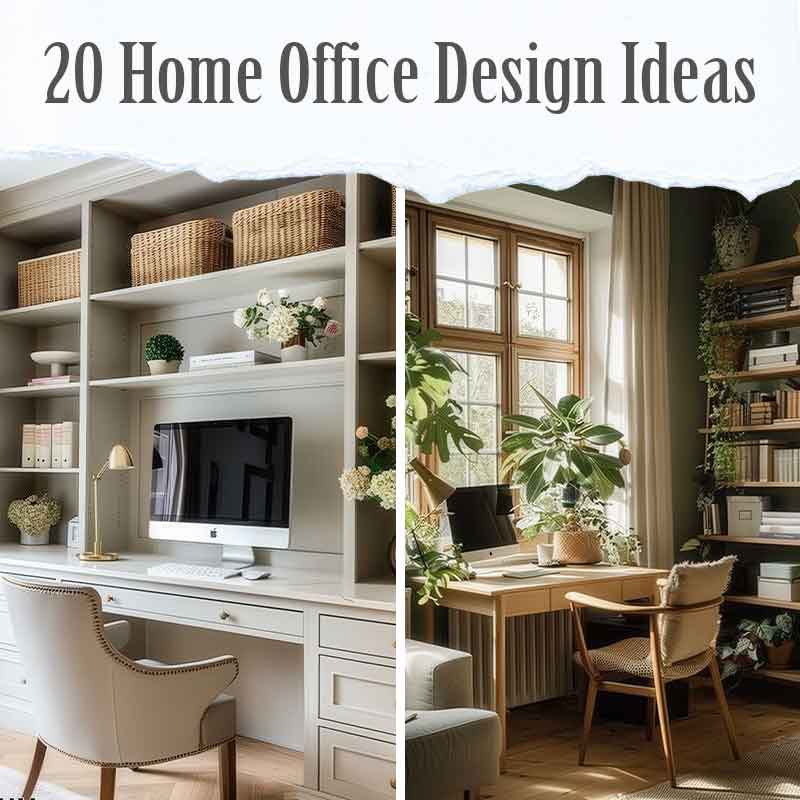 20 Home Office Design Ideas Featured
