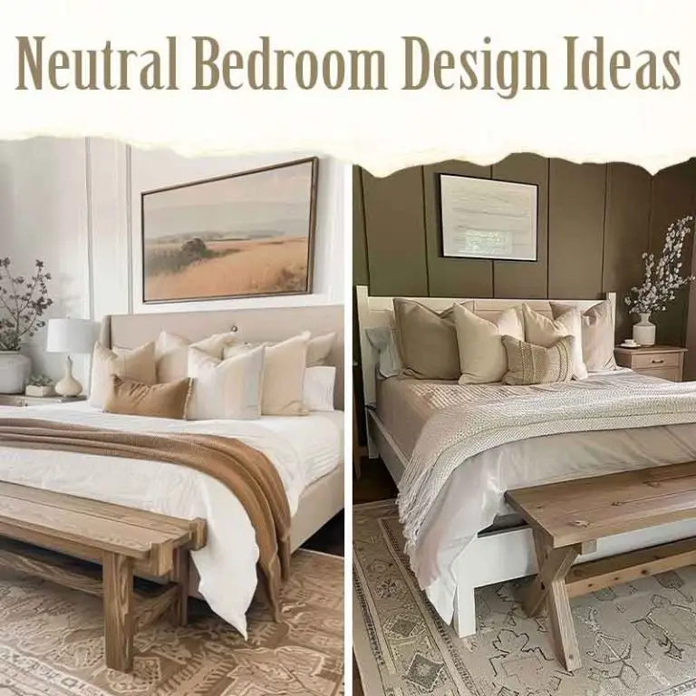 Neutral Bedroom Design Ideas Featured