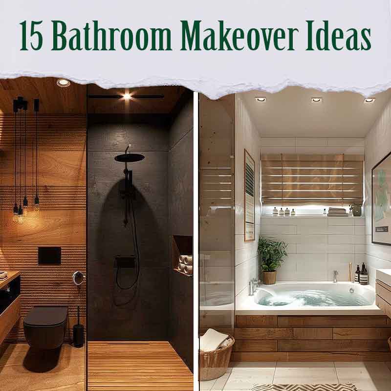 15 Bathroom Makeover Ideas Featured