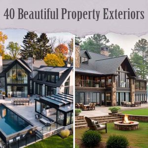40 Beautiful Property Exteriors Featured