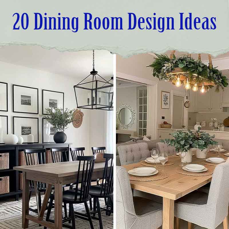 20 Dining Room Design Ideas Featured